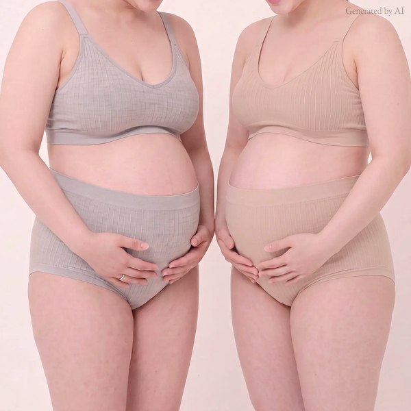 <b>[Big size MD Recommended👍/Special Price for 2 New Arrivals]</b> [Plus Fit] Premium Seamless Maternity Panties 2-Piece Set (66~99 Big sizes OK)