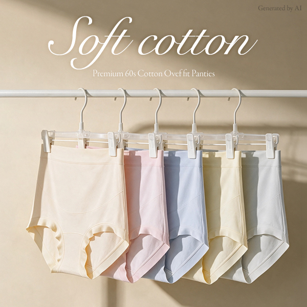 <b>[MD Recommended👍/Special Offer on 3 New Items/Four Seasons/Sensitive Skin]</b> Premium Cotton 60s Maternity Panties 3-Piece Set (L-2XL)