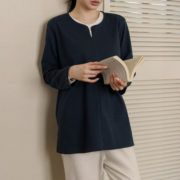 [S-made] Nursing Wear*Airy 1-Second Cut Nursing T-shirt (Eco-friendly Material) (Maternity Use) [Iskra]