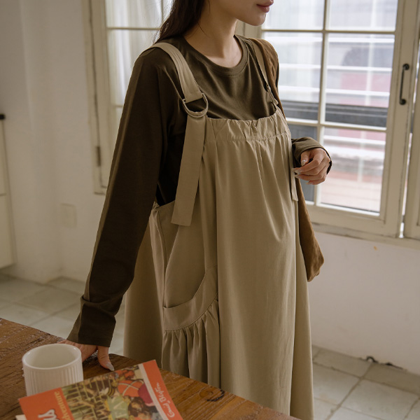 Maternity*Dring Adjustable Suspender Maternity Dress