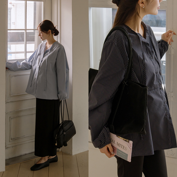 Maternity*two-wayST Strap Blouse