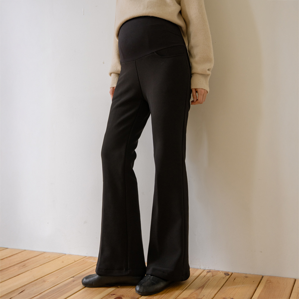 <b>[Free Shipping][Over 10,000 Sold✨/Highly Praised Reviews]</b> [S-made] Maternity* Double Cheese Long-legged Bootcut Warm Maternity Pants